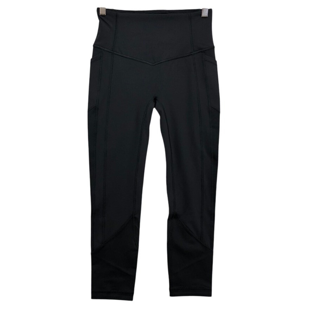 Lululemon Leggings Womens 6 All The Right Places Crop II Black Pockets 23"